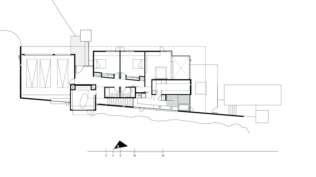 Second Floor Plan, Jarson Residence in Paradise Valley, Arizona : Fresh ...